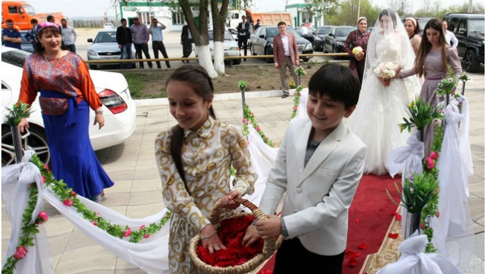 Традиционная свадьба в Чечне